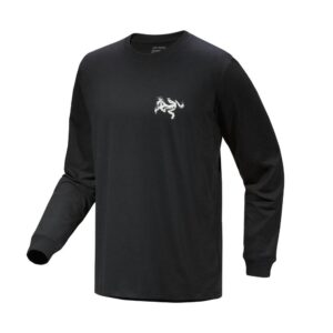 Arc'teryx kragg sl cotton bird tile ls m black/arctic silk, slutsåld