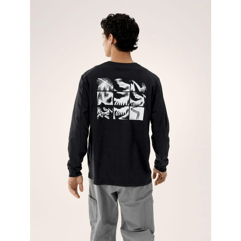Arc'teryx kragg sl cotton bird tile ls m black/arctic silk - Bild 3
