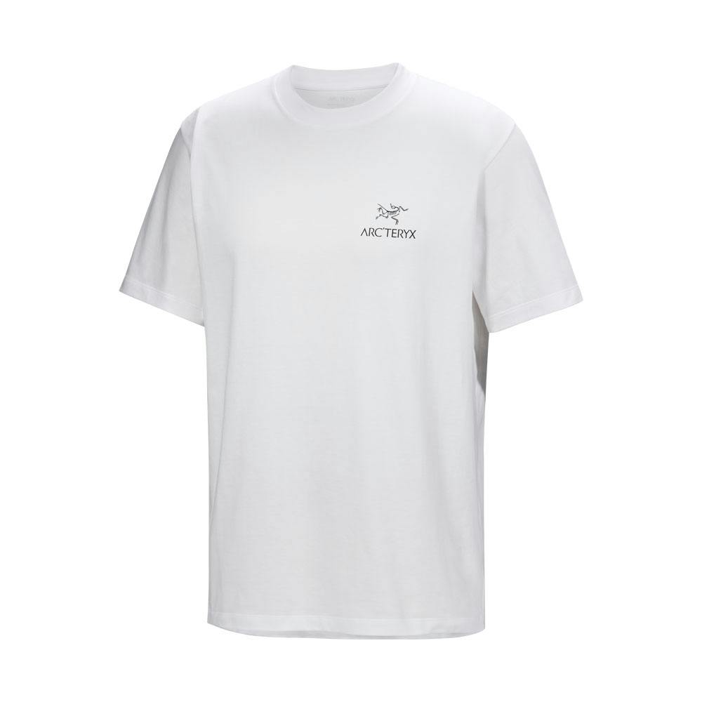 Arc'teryx kragg sl cotton bird word ss m white light/black