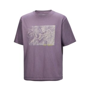 Arc'teryx kragg cotton lithographica ss m lt moondrop