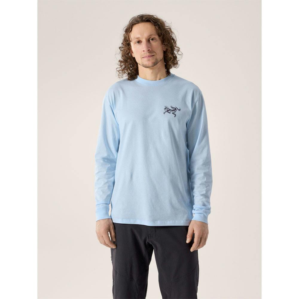 Arc'teryx kragg sl cotton bird tile ls m alpine blue/moondrop - Bild 2