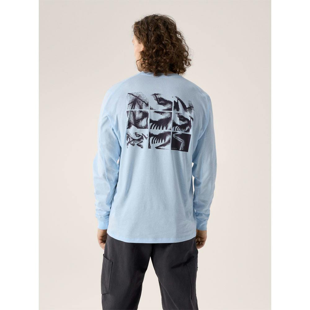 Arc'teryx kragg sl cotton bird tile ls m alpine blue/moondrop - Bild 3