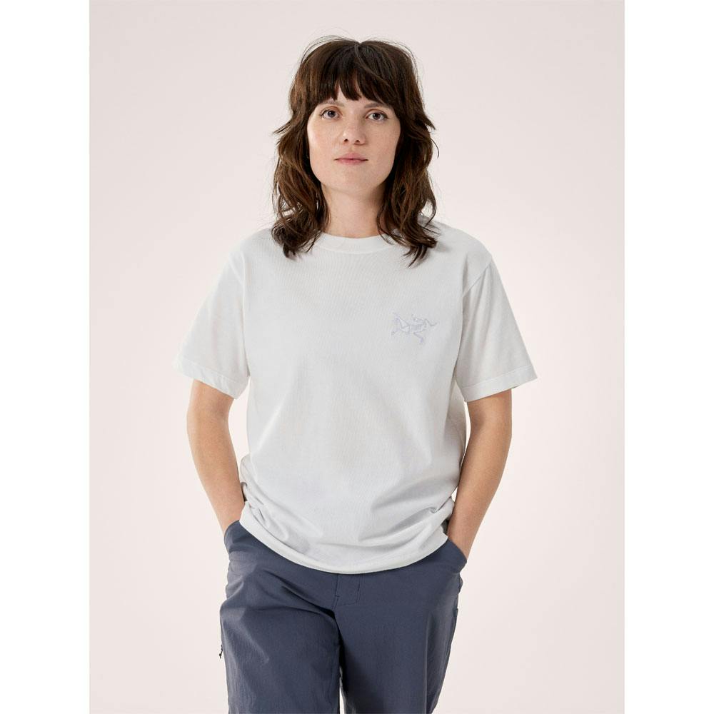 Arc'teryx kragg cotton little bird crew ss w white light/white - Bild 2