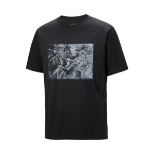 Arc'teryx kragg cotton lithographica ss m black, slutsåld