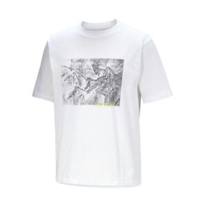 Arc'teryx kragg cotton lithographica ss m white light, slutsåld