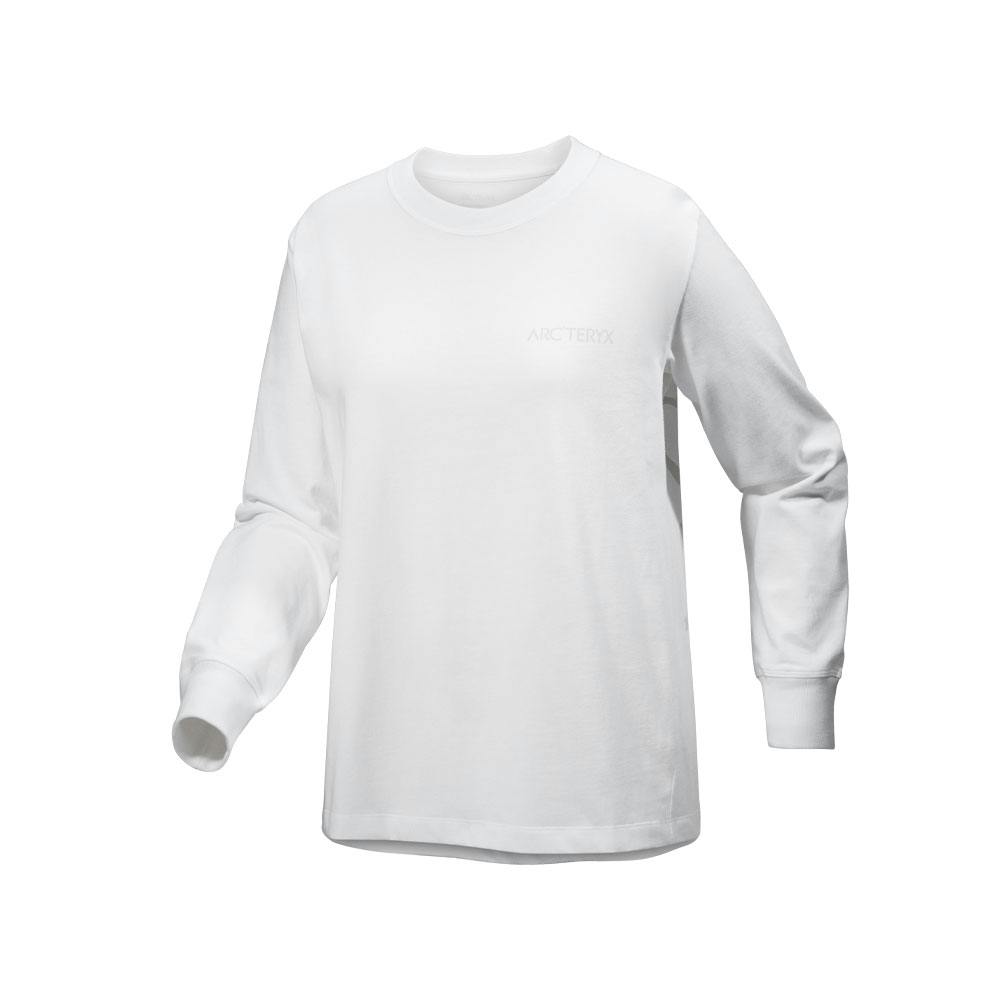 Arc'teryx kragg cotton bird crew ls w white light/white