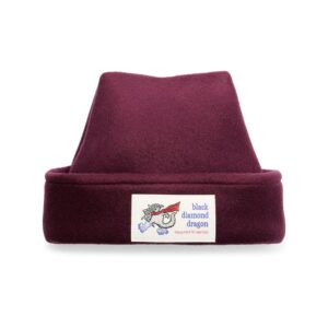 Black diamond pointed fleece beanie fig
