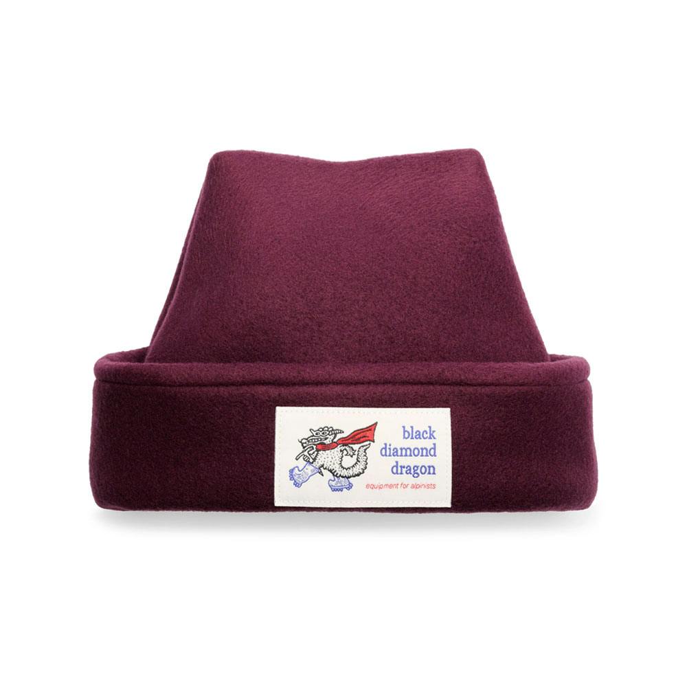 Black diamond pointed fleece beanie fig