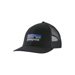 Patagonia p-6 logo lopro trucker hat black