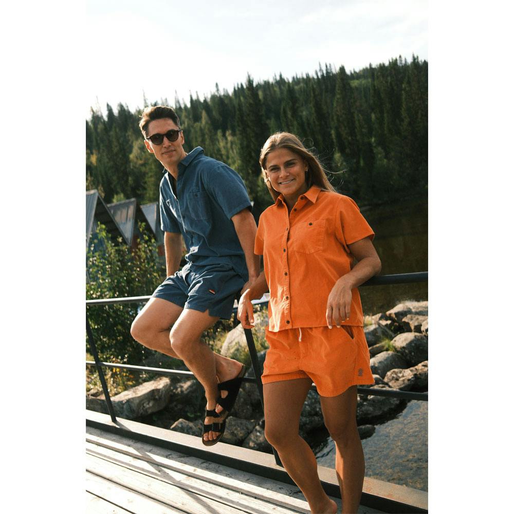 Elevenate women's estate cord shorts orange sorbet - Bild 2