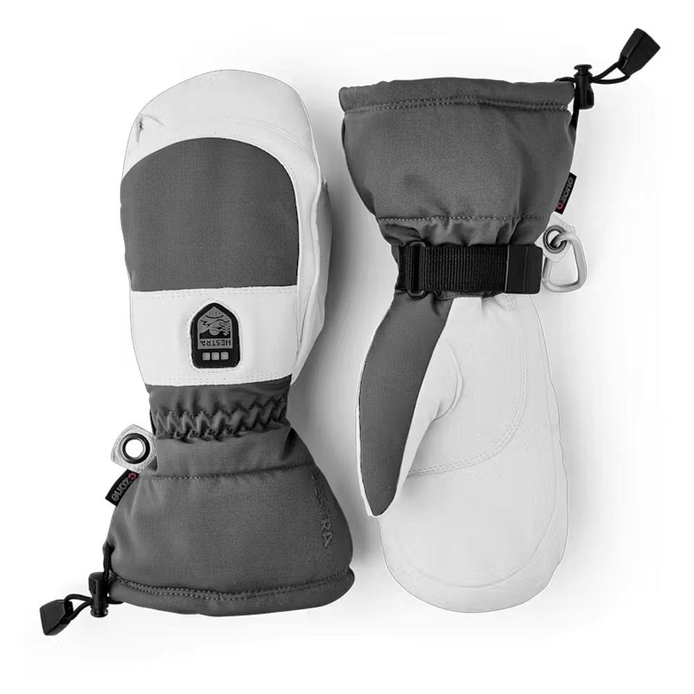 Hestra heater gauntlet mitt grey/offwhite