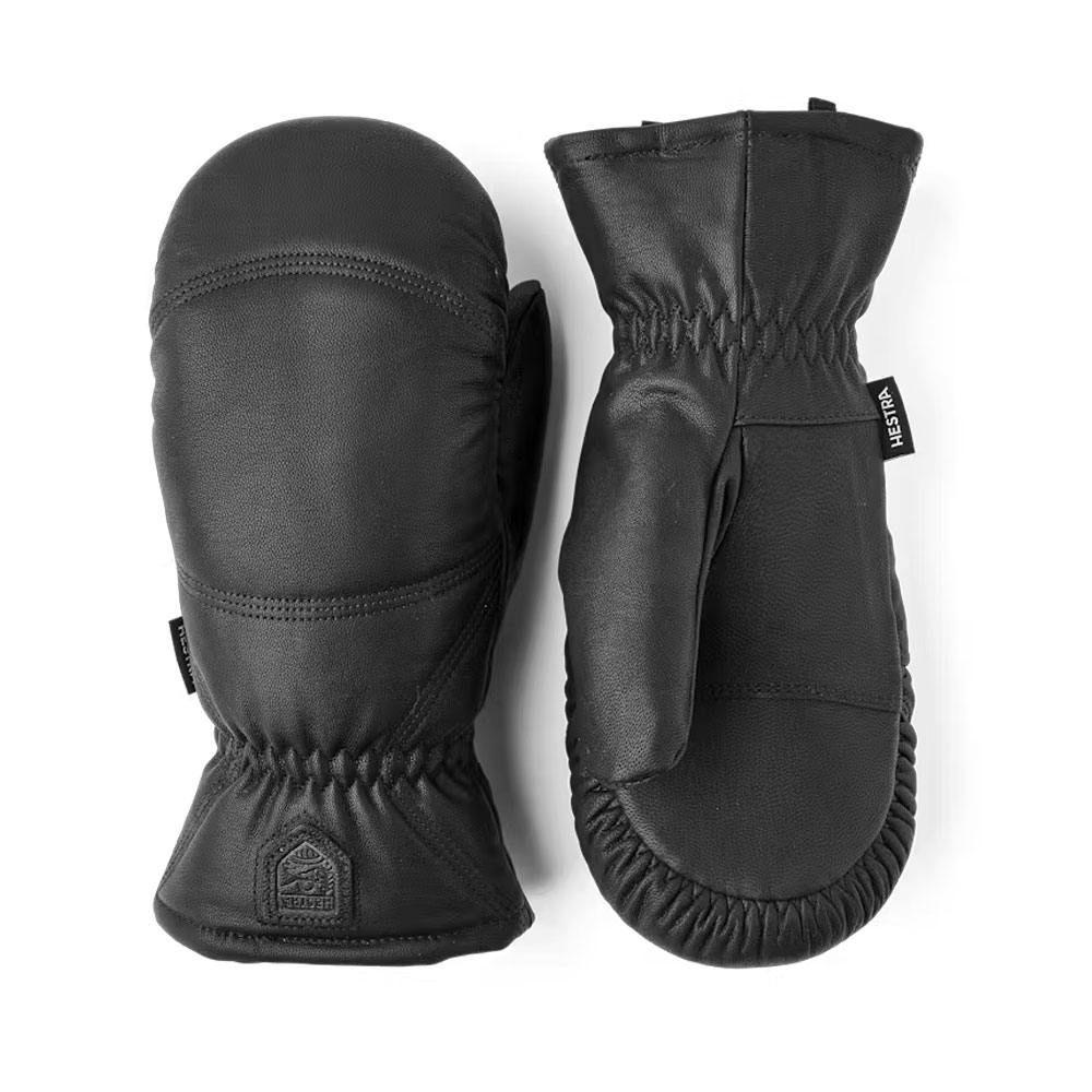 Hestra leather box mitt black