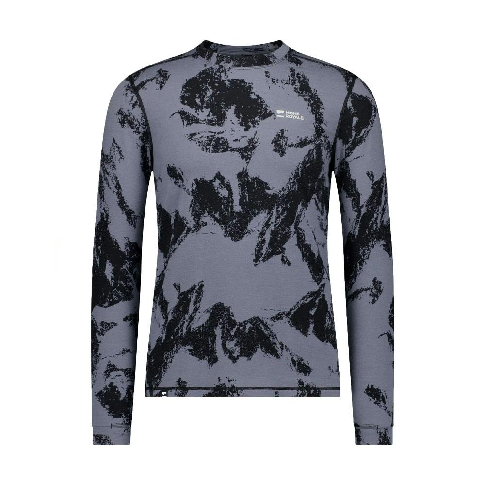 Mons royale cascade ls pixel grey