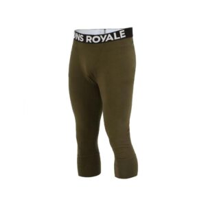 Mons royale cascade 3/4 legging dark olive