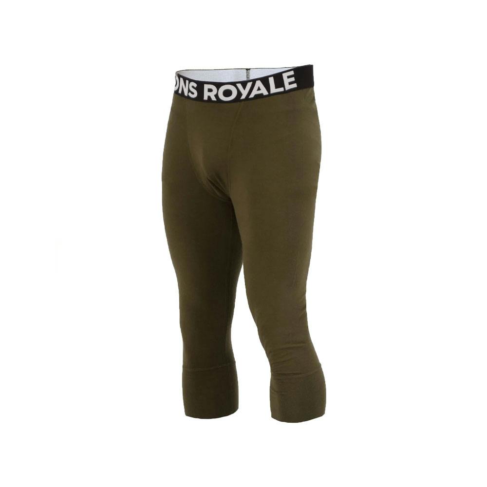 Mons royale cascade 3/4 legging dark olive