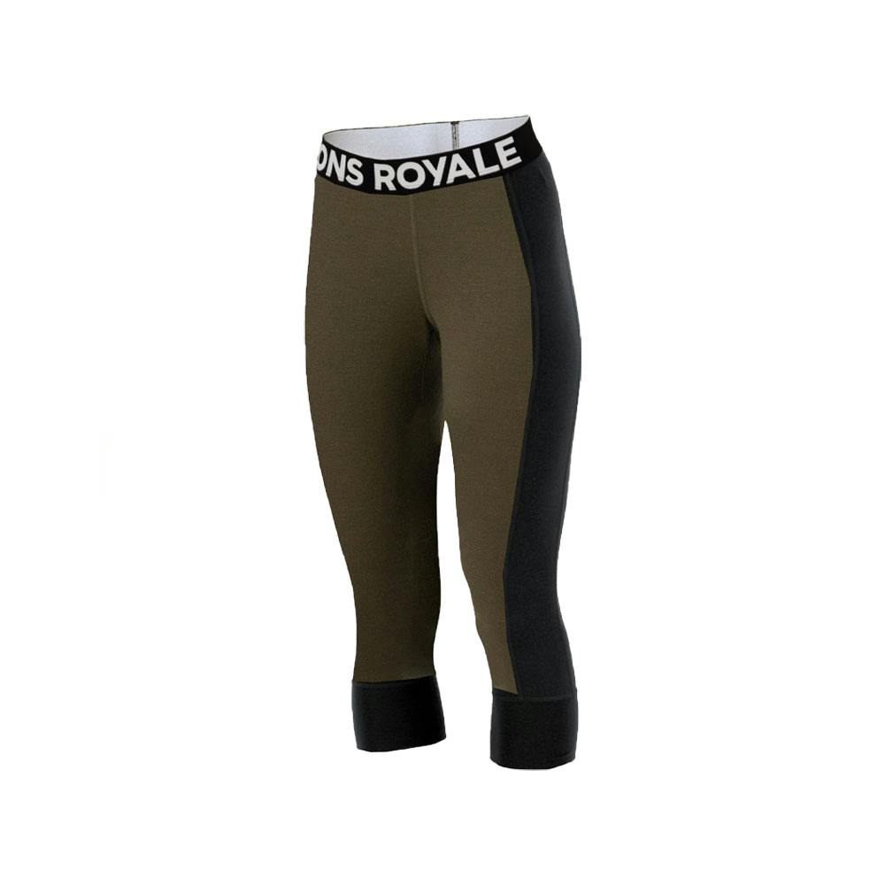 Mons royale w cascade 3/4 legging dark olive