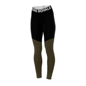 Mons royale w cascade legging dark olive