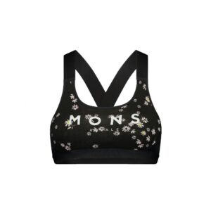 Mons royale w stella x-back bra black daisy