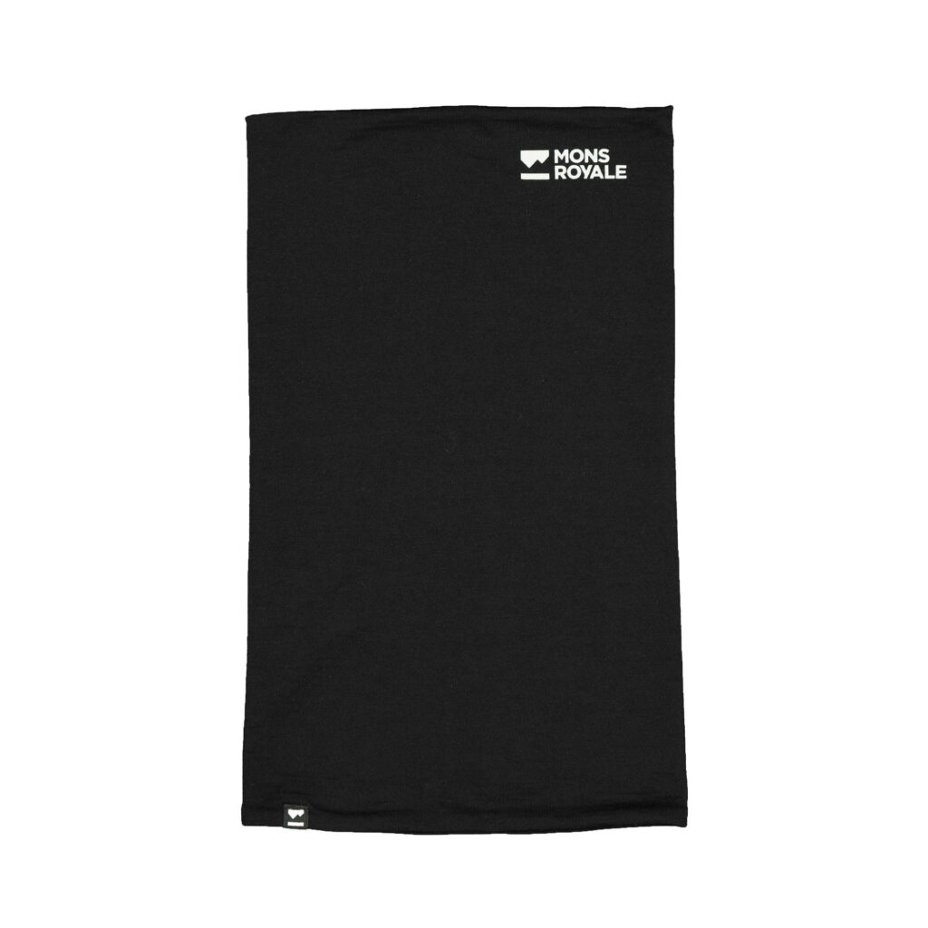 Mons royale double up neckwarmer black