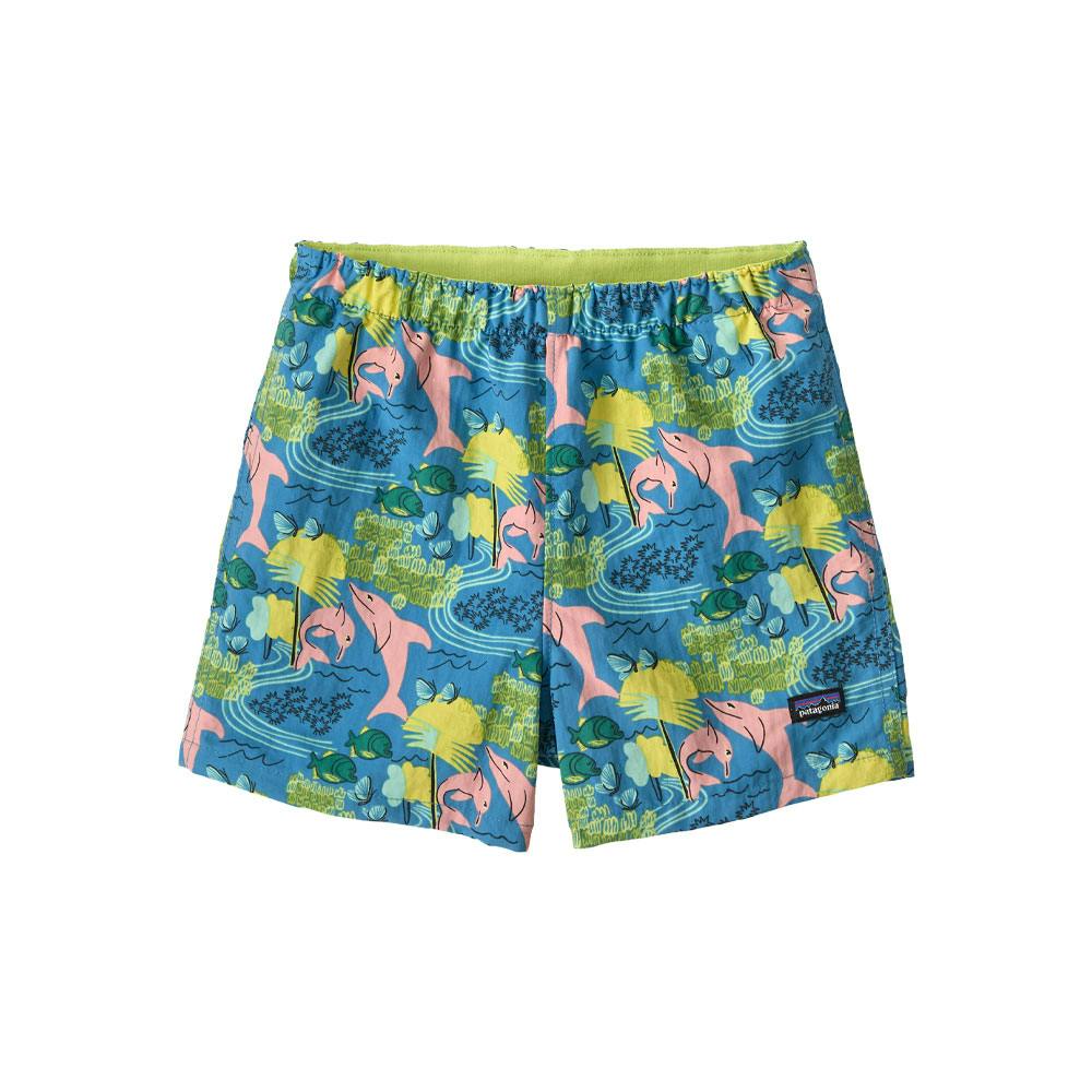 Patagonia baby baggies shorts amazonia: shore blue
