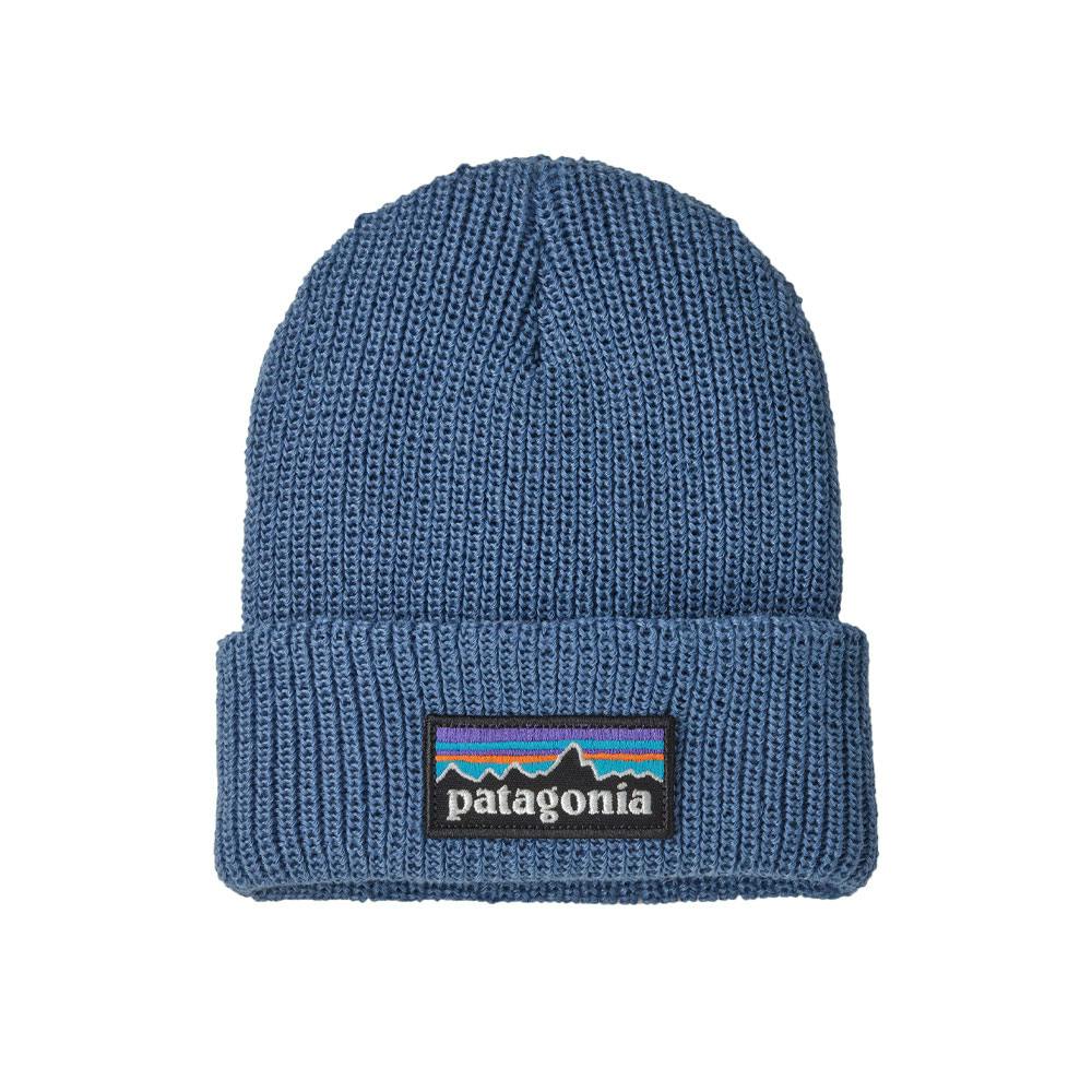 Patagonia baby logo beanie p-6 logo: barnacle blue