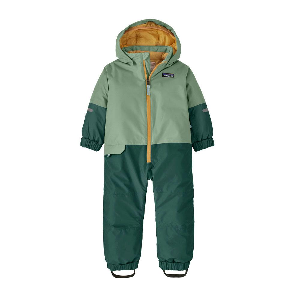 Patagonia baby snow pile one-piece ellwood green