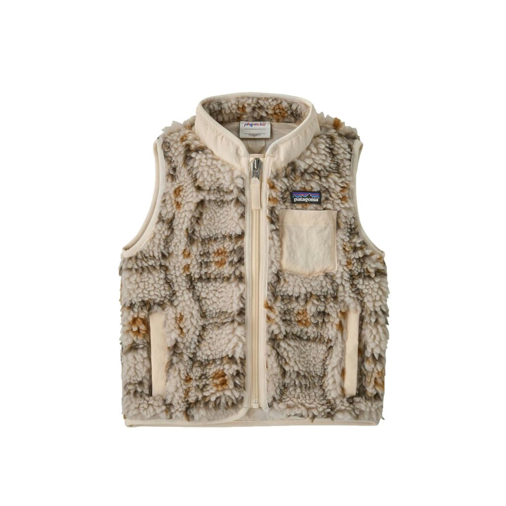 Patagonia baby retro-x vest snowshoe hare: natural