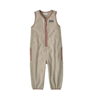 Patagonia baby shearling overalls natural