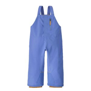 Patagonia baby snow pile bibs diver blue