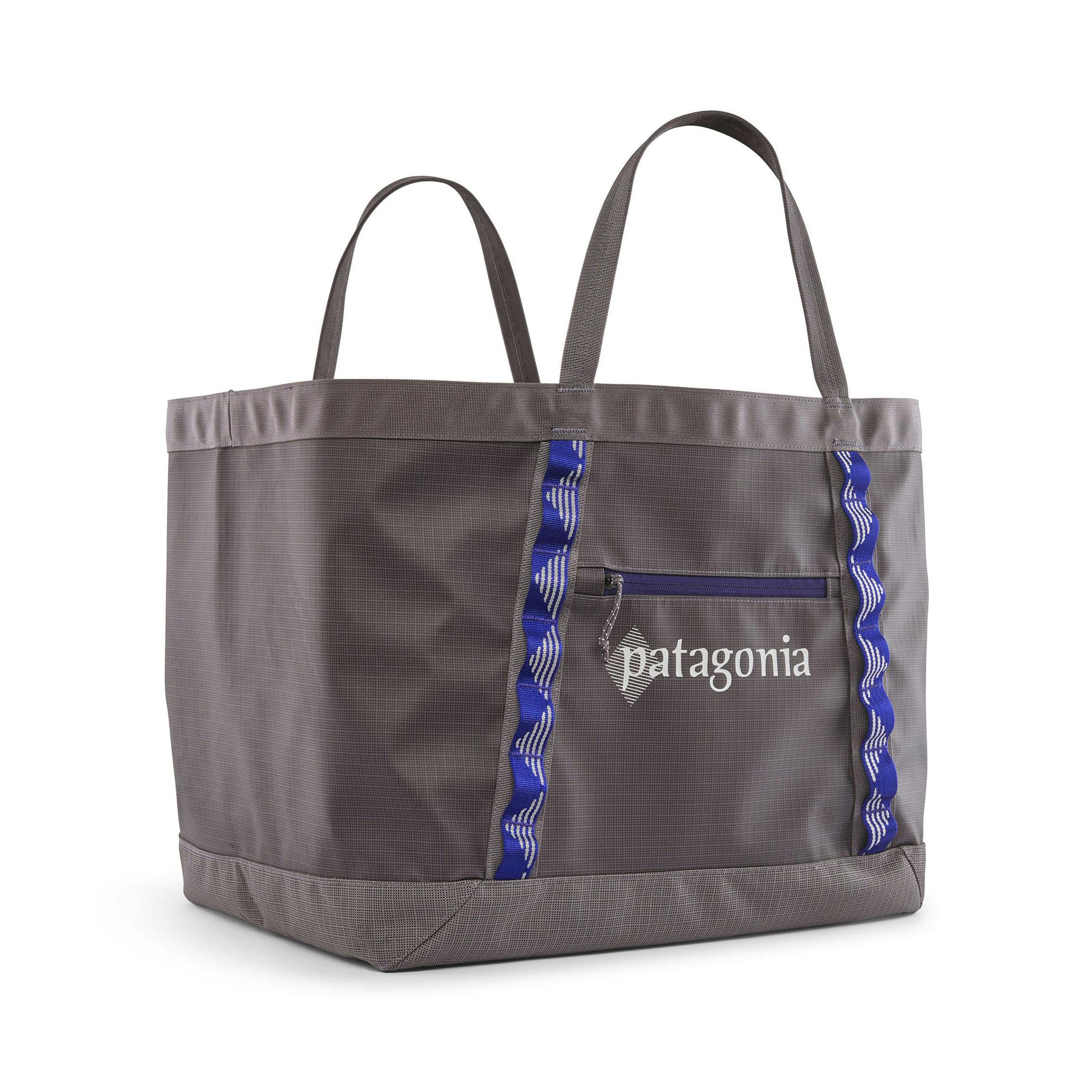 Patagonia black hole gear tote hut tripper: may grey