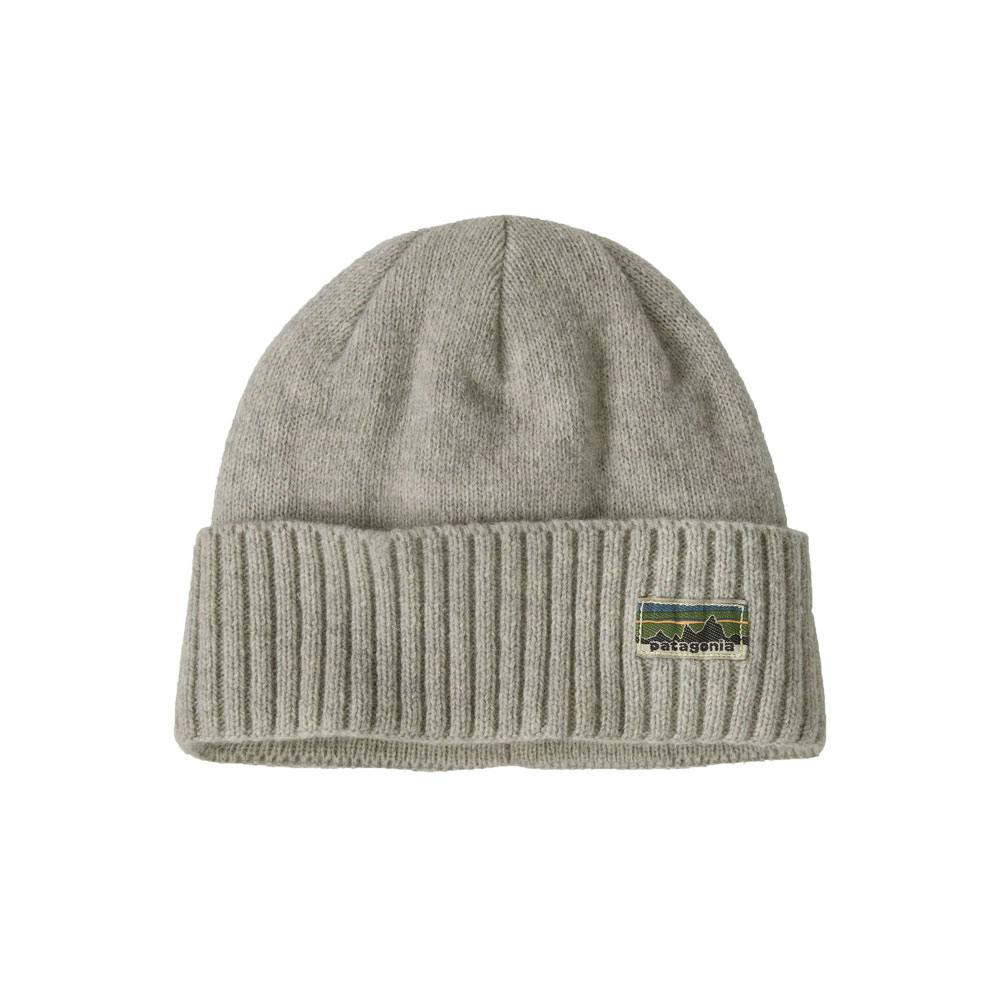 Patagonia brodeo beanie og legacy label: crisp grey