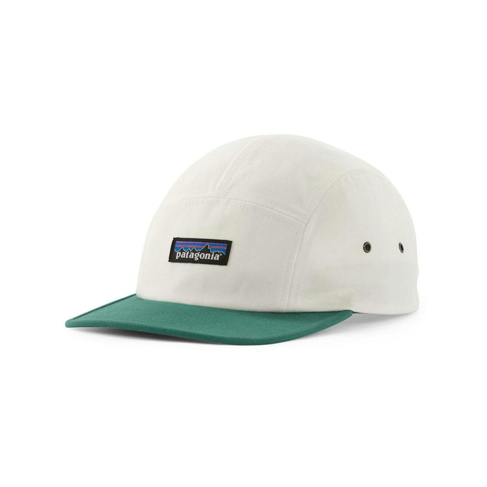 Patagonia graphic maclure hat p-6 label: birch white