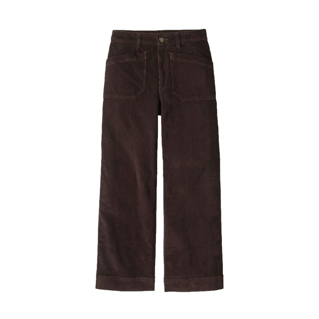 Patagonia w's wide leg cord pants den brown