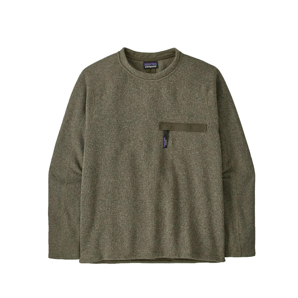 Patagonia m's better sweater crewneck river rock green