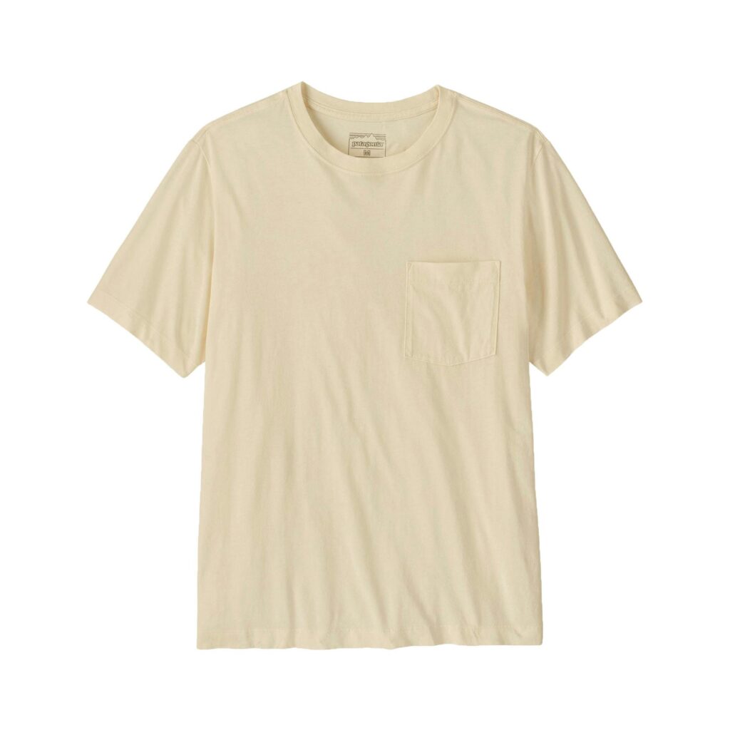Patagonia m's daily pocket tee undyed natural