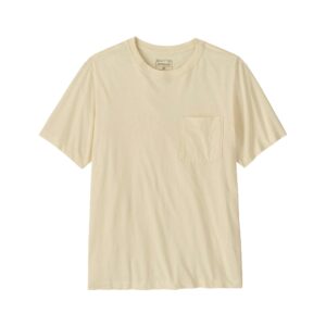 Patagonia m's daily pocket tee undyed natural