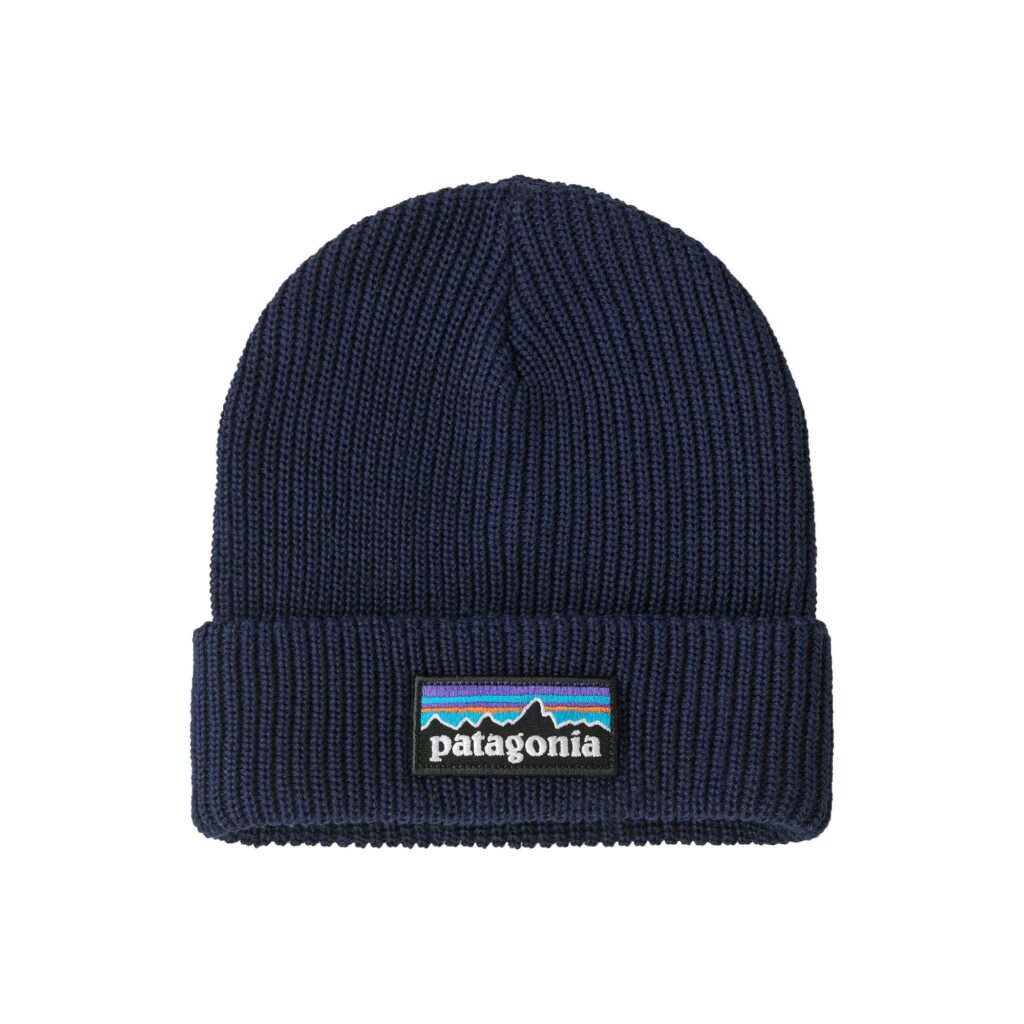 Patagonia k's logo beanie p-6 logo: new navy