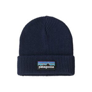 Patagonia k's logo beanie p-6 logo: new navy
