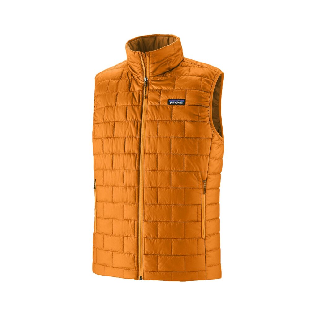 Patagonia m's nano puff vest autumn orange