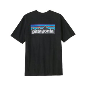 Patagonia m's p-6 logo responsibili-tee black