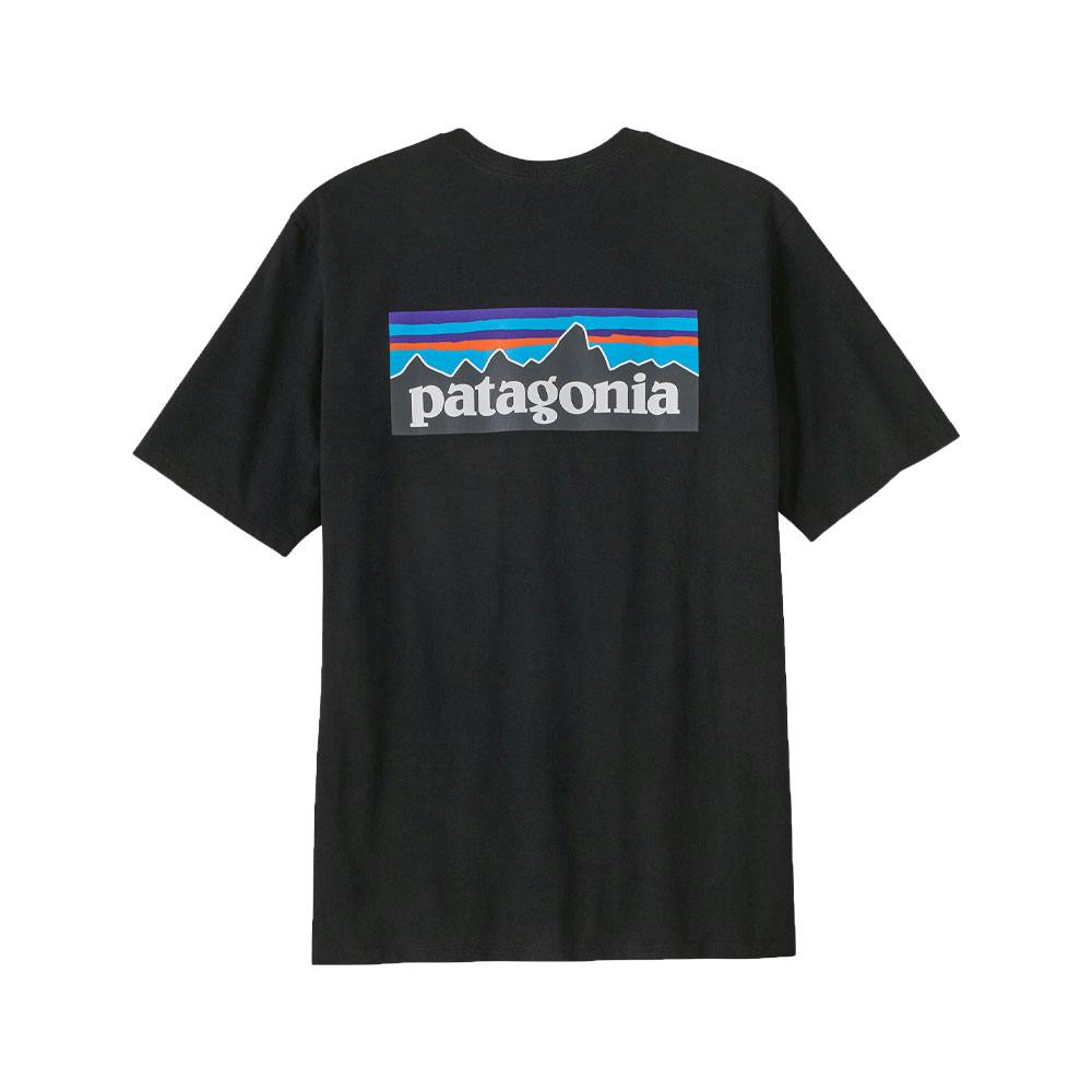 Patagonia m's p-6 logo responsibili-tee black