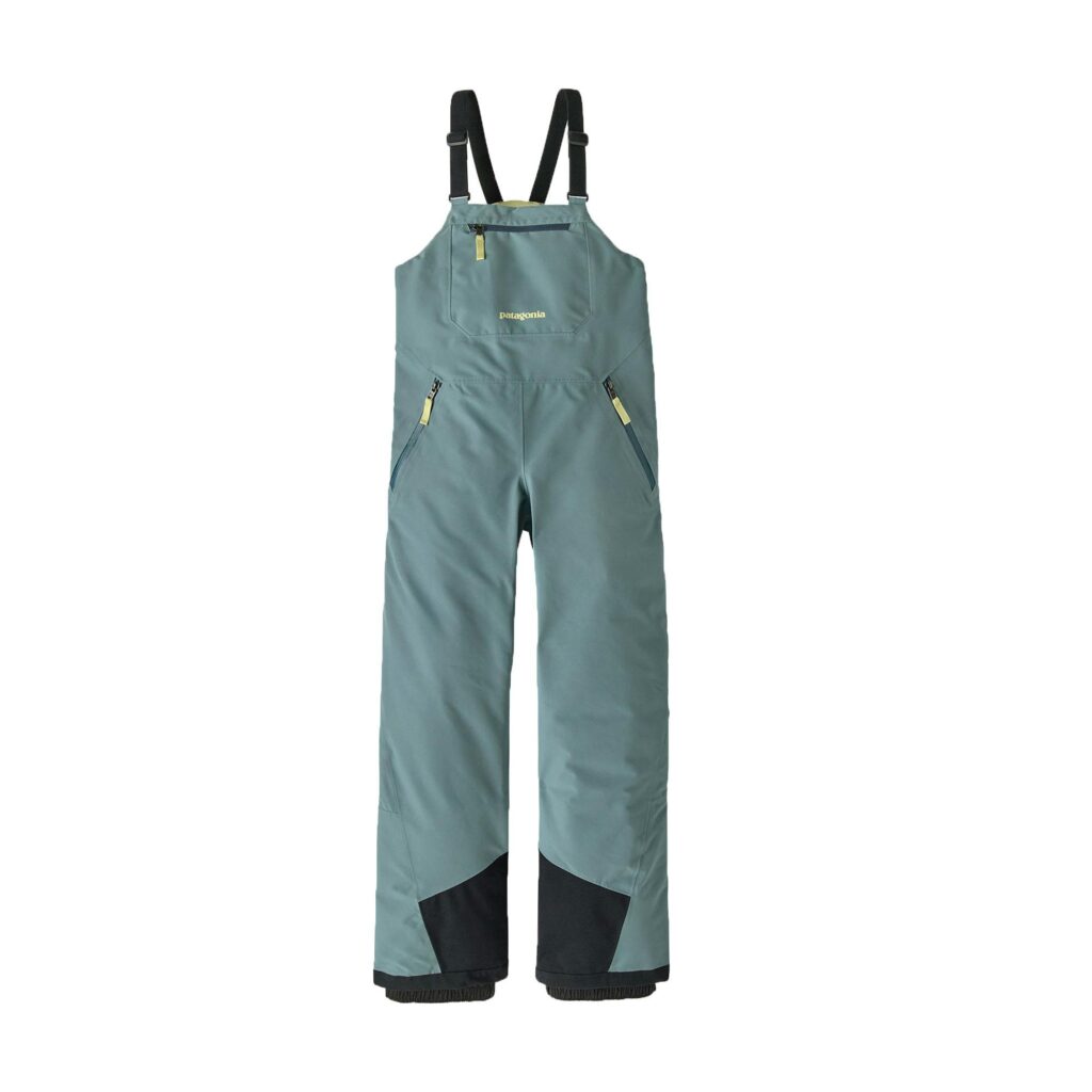 Patagonia k's powder town bibs blue sage