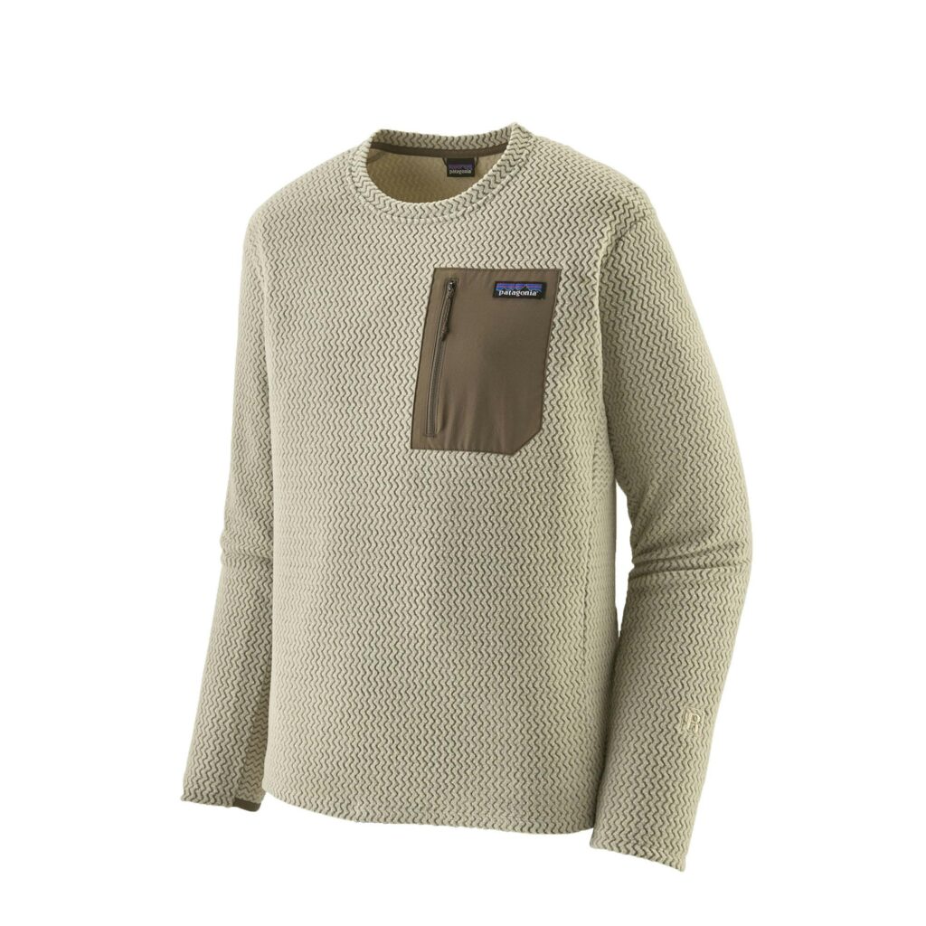 Patagonia m's r1 air crew pelican