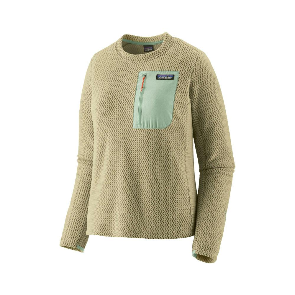 Patagonia w's r1 air crew weathered stone