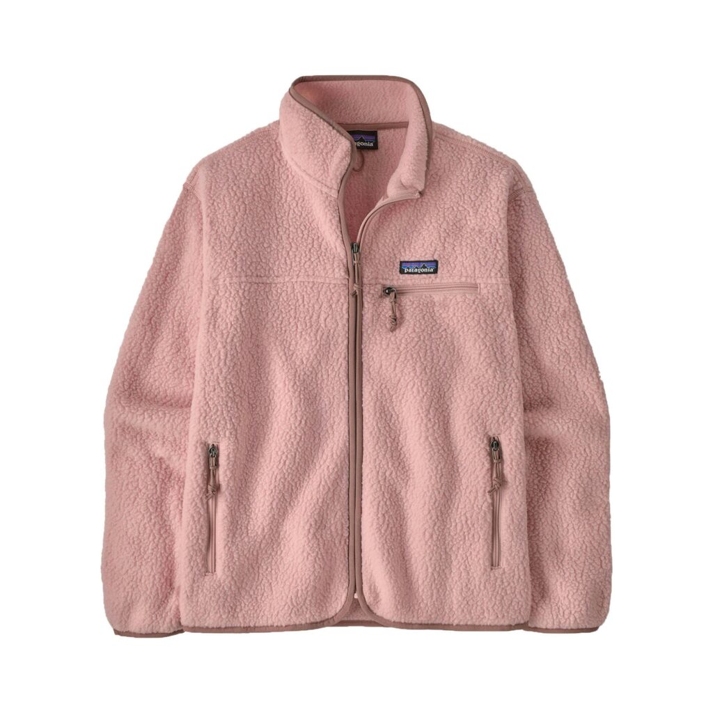 Patagonia w's retro pile jkt fuzzy mauve