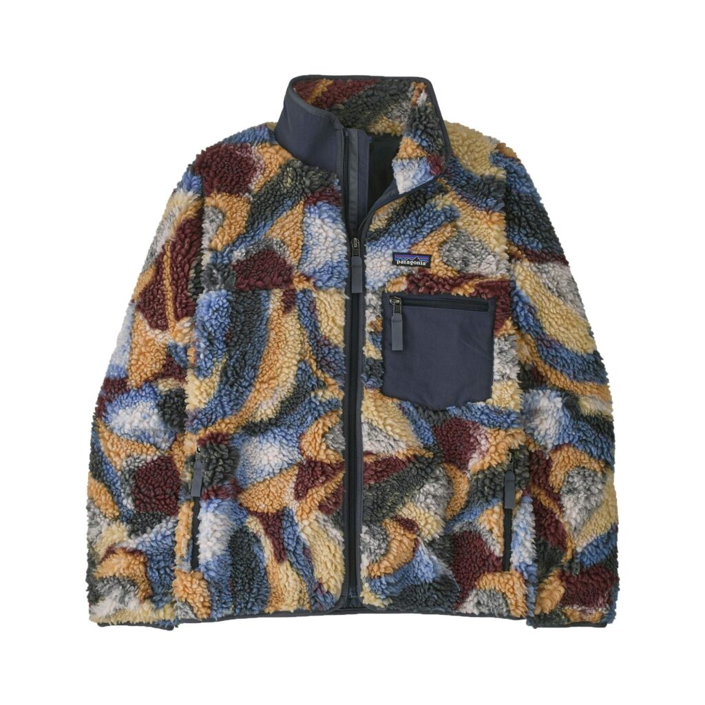 Patagonia w's classic retro-x jkt smudge: smolder blue