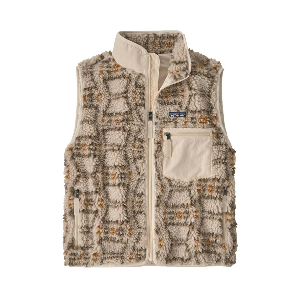 Patagonia w's classic retro-x vest snowshoe hare: natural