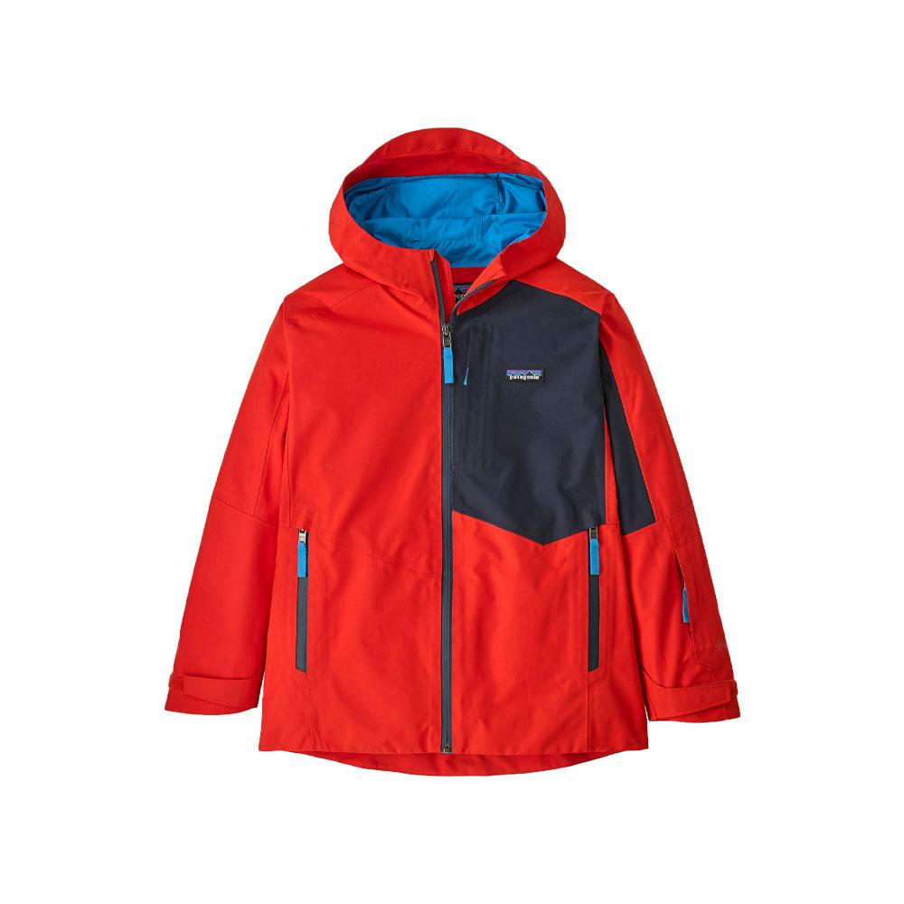 Patagonia kids storm shift jacket sizzle red