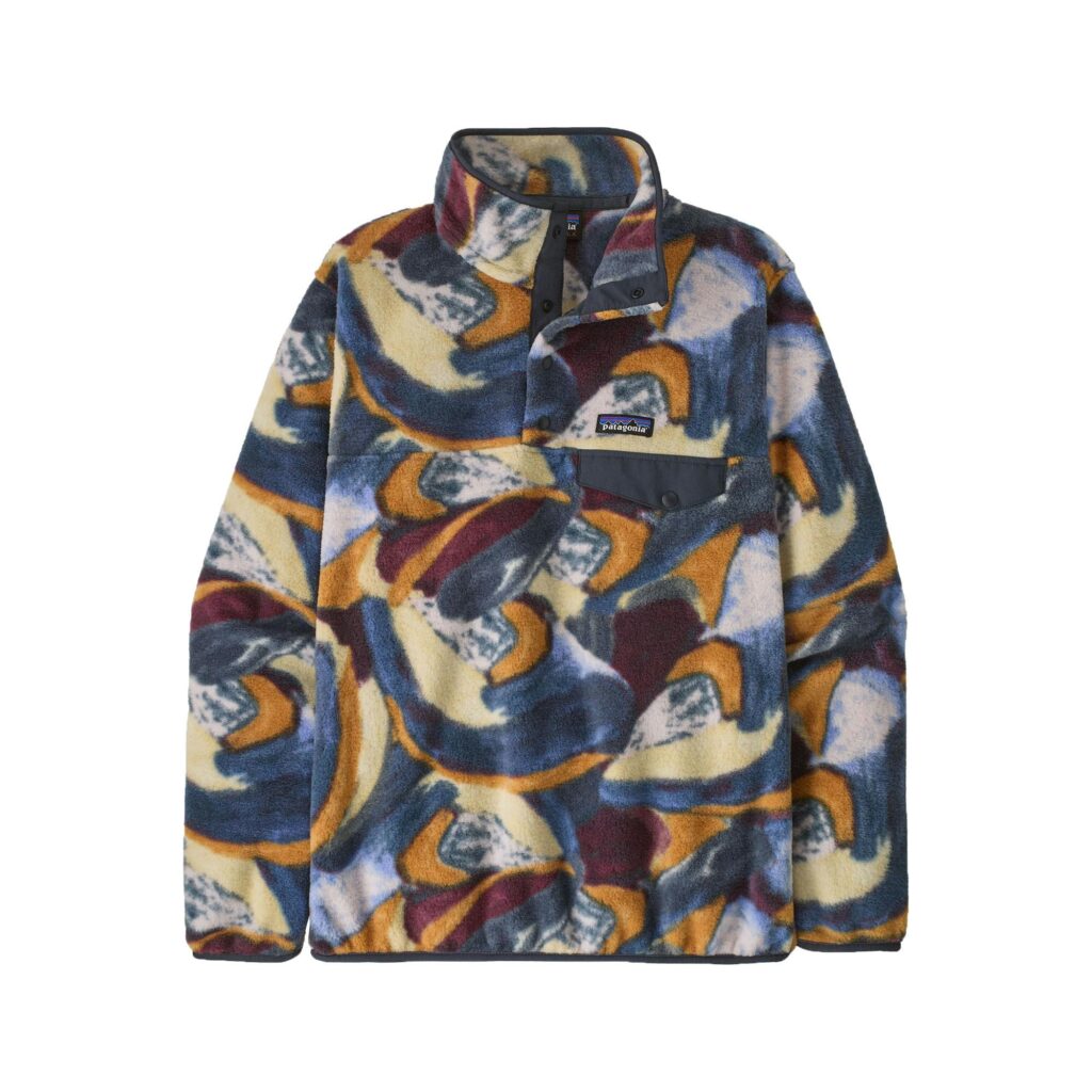 Patagonia w's lw synch snap-t p/o smudge: smolder blue