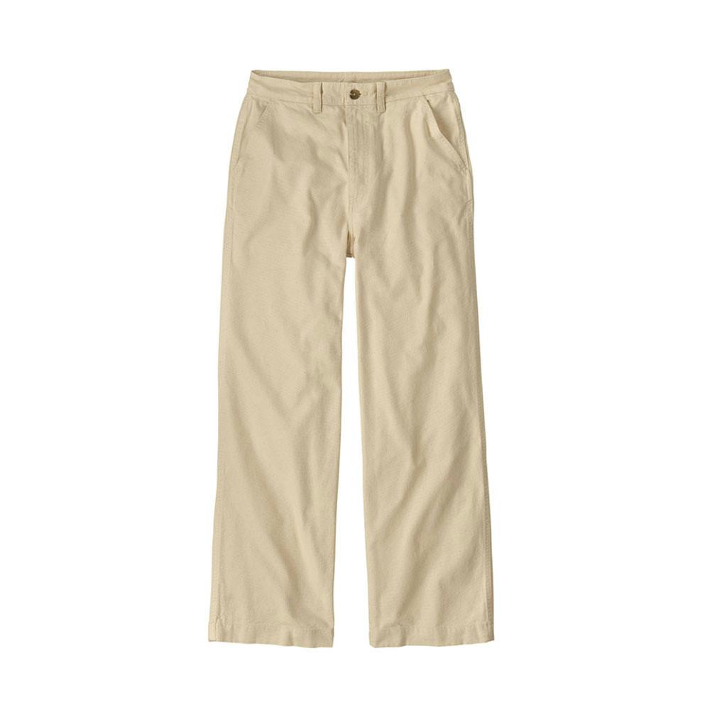 Patagonia w's point reyes canvas wide leg pants undyed natural